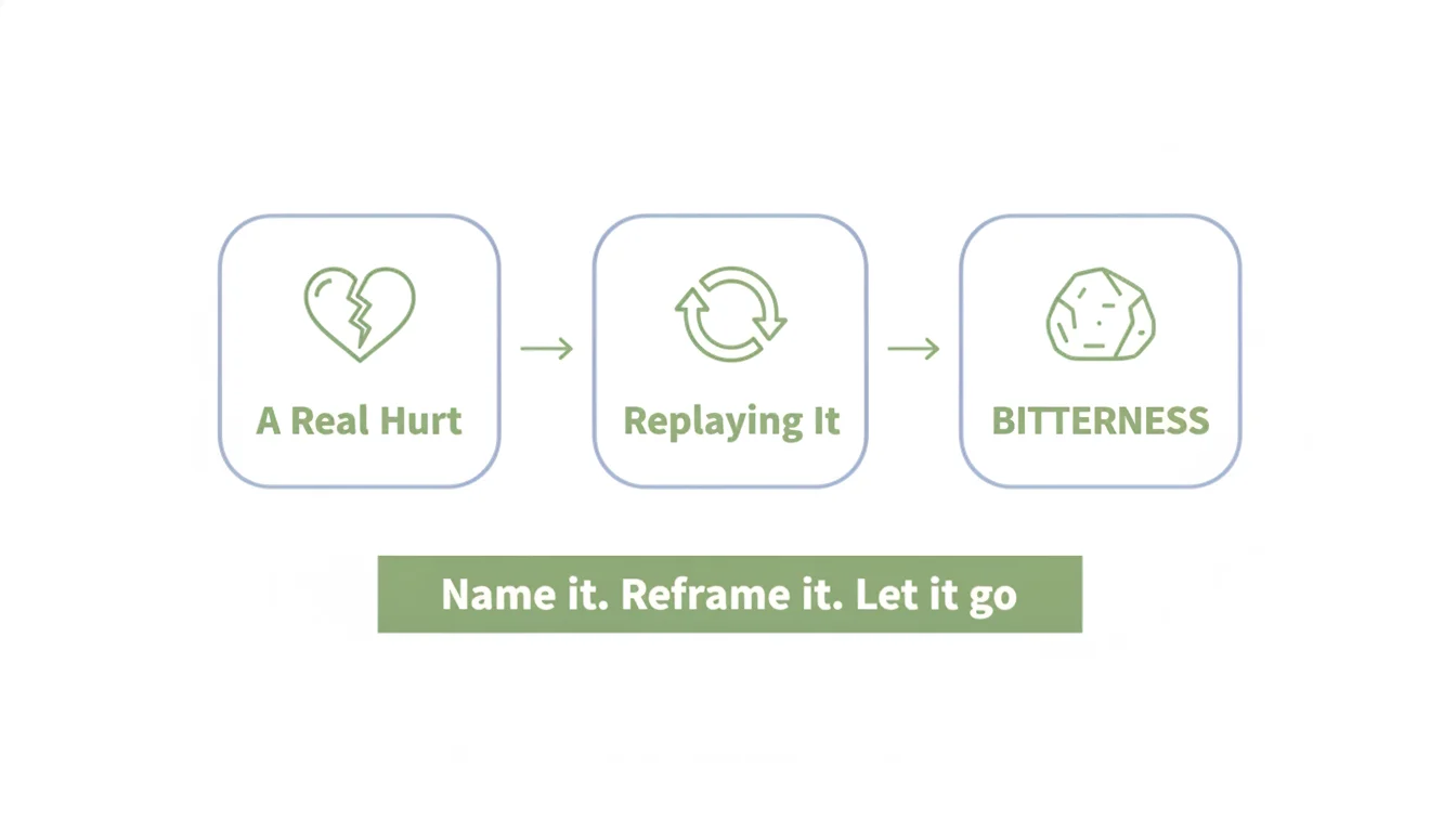 When Anger Turns Into Bitterness: Anger vs. Bitterness vs. Wrath 2 How anger turns into bitterness: a real hurt, replaying it, then bitterness, and the way back: name it, reframe it, let it go